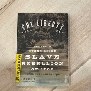 The Great Stono River Slave Rebellion if 1739 book